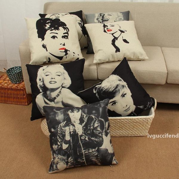 new decorative pillow case printing audrey hepburn marilyn monroe square office back cushion case home pillowcase home textile 100g
new decorative pillow case printing audrey hepburn marilyn monroe square office back cushion case home pillowcase home textile 100g