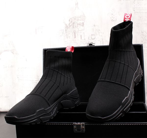 classic flat heels elastic ankle boots men wool knitted casual men sneakers 2020 short boots stretch sock shoes, Black
classic flat heels elastic ankle boots men wool knitted casual men sneakers 2020 short boots stretch sock shoes, Black