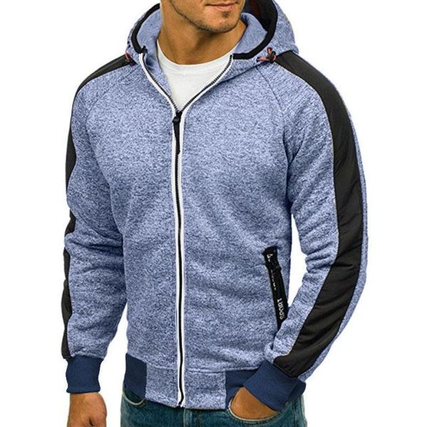 e-baihui 2020 autumn and winter new men's cardigan hooded sweater slim color matching hooded sweater casual jacket men 1416w6526, Black
e-baihui 2020 autumn and winter new men's cardigan hooded sweater slim color matching hooded sweater casual jacket men 1416w6526, Black