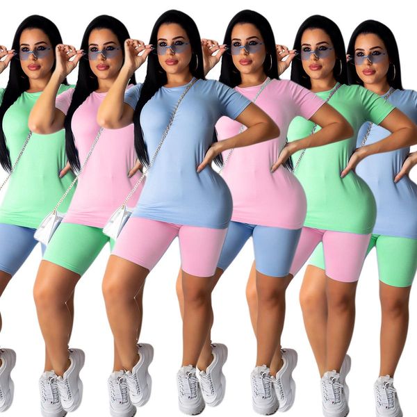 womens 2 piece short sets solid color casual sports suit t-shirt pant suit two-piece set tracksuit 2020 summer style 812, Gray
womens 2 piece short sets solid color casual sports suit t-shirt pant suit two-piece set tracksuit 2020 summer style 812, Gray