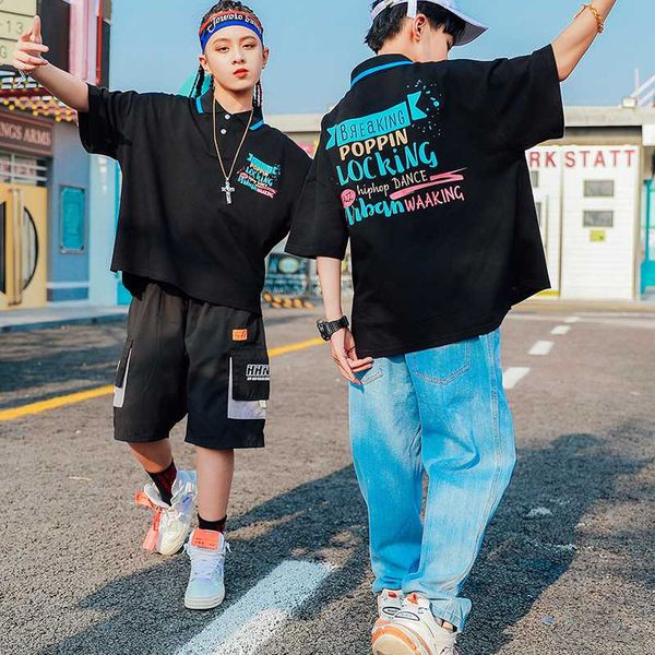 hip hop kids clothes black short sleeve loose cool hiphop outfit performance ropa girls boys ballroom dancing costume l4294, Black;red
hip hop kids clothes black short sleeve loose cool hiphop outfit performance ropa girls boys ballroom dancing costume l4294, Black;red