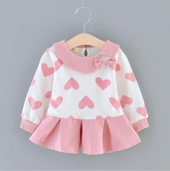 2020 spring and autumn children's clothing new girls cartoon love printed lotus leaf bow baby collar dress, Red;yellow
2020 spring and autumn children's clothing new girls cartoon love printed lotus leaf bow baby collar dress, Red;yellow