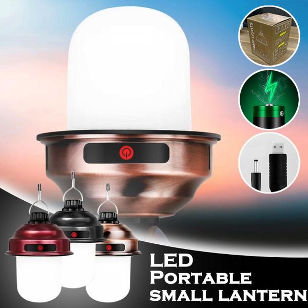 Portable Lantern Camping Lights Usb Bulb Power Bank Camping Equipment Led For Tent Lanterns Hiking Usb Lamp #yl10