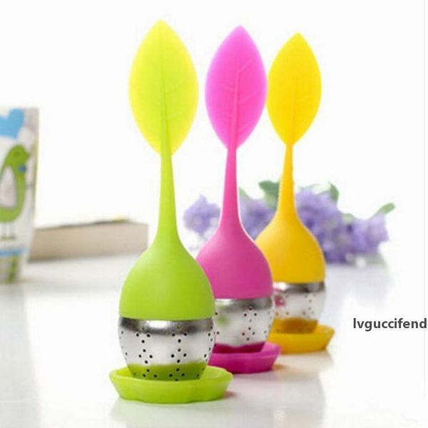 food grade leaf shape silicone tea infuser tea bag filter creative stainless steel tea strainers lx3305
food grade leaf shape silicone tea infuser tea bag filter creative stainless steel tea strainers lx3305