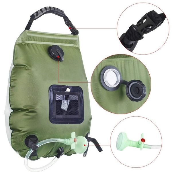 outdoor bags 20l solar hiking water bag camping shower heated hydration switchable hose nozzle 2021
outdoor bags 20l solar hiking water bag camping shower heated hydration switchable hose nozzle 2021