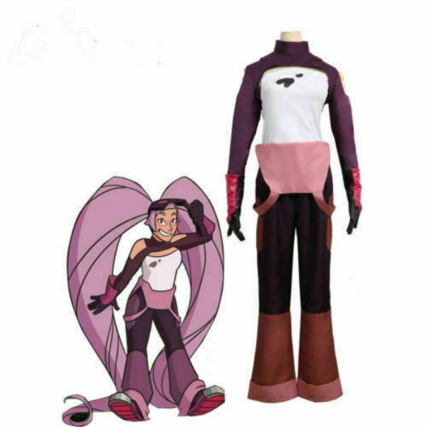 she-ra and power entrapta uniforms cosplay costumes, Black;red
she-ra and power entrapta uniforms cosplay costumes, Black;red
