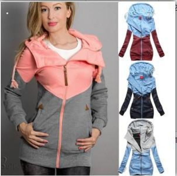explosion models new european and american women's double personality spell color zipper hooded long-sleeved cashmere sweater woman, Black
explosion models new european and american women's double personality spell color zipper hooded long-sleeved cashmere sweater woman, Black