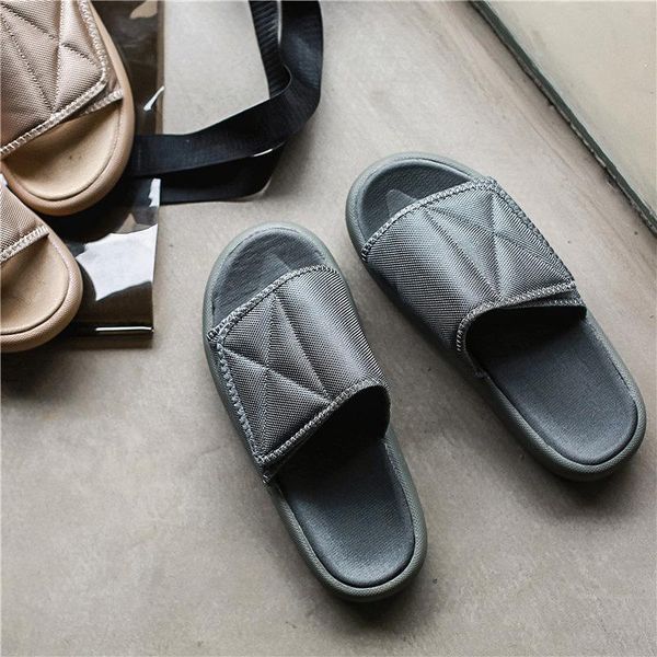men slippers new kanye fashion west summer flat sandals beach flip flops outdoor slippers shoes men slides soft sole cs01, Black
men slippers new kanye fashion west summer flat sandals beach flip flops outdoor slippers shoes men slides soft sole cs01, Black