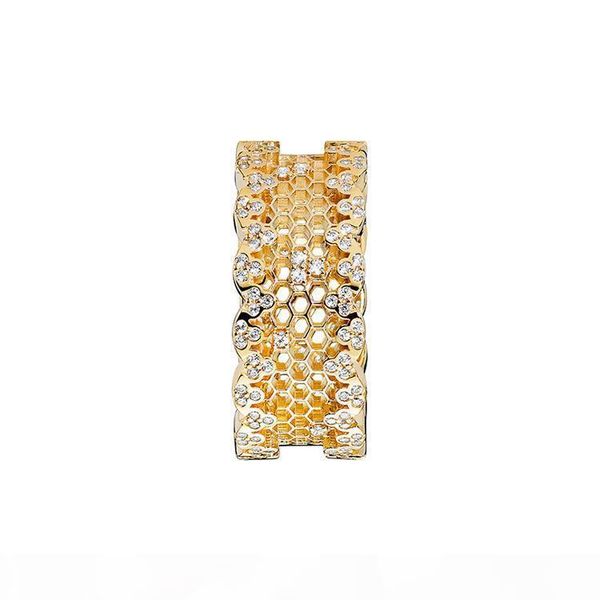 new 18k yellow gold honeycomb fashion ring original box for pandora 925 sterling silver rings set women mens jewelry, Slivery;golden
new 18k yellow gold honeycomb fashion ring original box for pandora 925 sterling silver rings set women mens jewelry, Slivery;golden