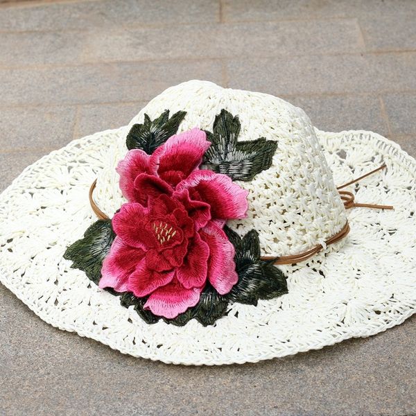 55ixk sunshade national stereo three-dimensional embroidery fisherman h bucket bucket embroidery flower big brim fisherman hat sunscreen out, Blue;gray
55ixk sunshade national stereo three-dimensional embroidery fisherman h bucket bucket embroidery flower big brim fisherman hat sunscreen out, Blue;gray