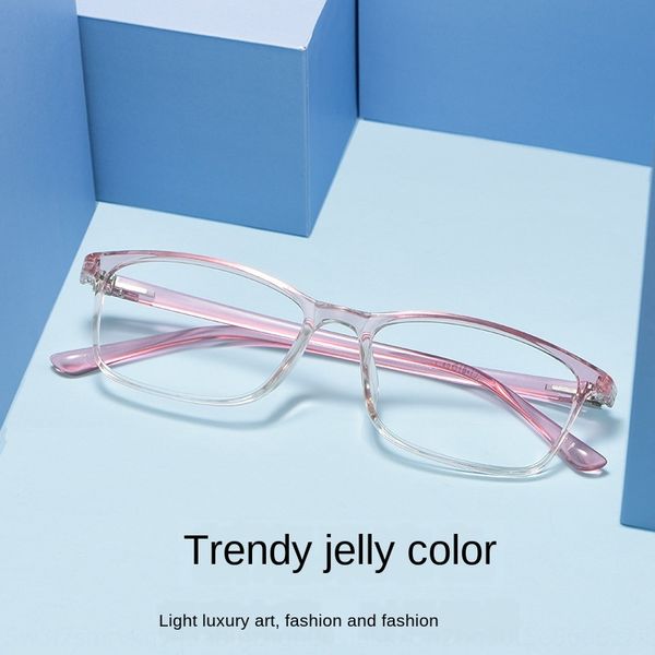 new tr90 myopia glasses transparent large frame square optical glasses frame with myopia 6631, Silver
new tr90 myopia glasses transparent large frame square optical glasses frame with myopia 6631, Silver
