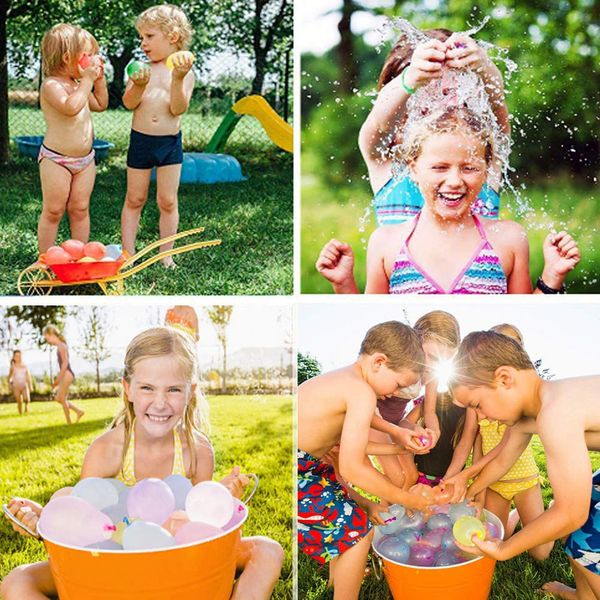 111psc colorful water filled balloons summer children garden beach party outdoors play in the water games for kids toys easy filling water
111psc colorful water filled balloons summer children garden beach party outdoors play in the water games for kids toys easy filling water
