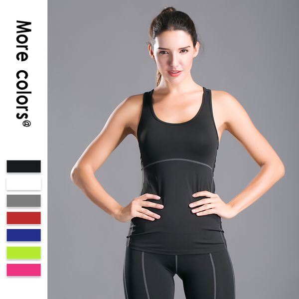 ec.ms women yoga vest sleeveless tight quick dry fitness running gym tank, White;red
ec.ms women yoga vest sleeveless tight quick dry fitness running gym tank, White;red