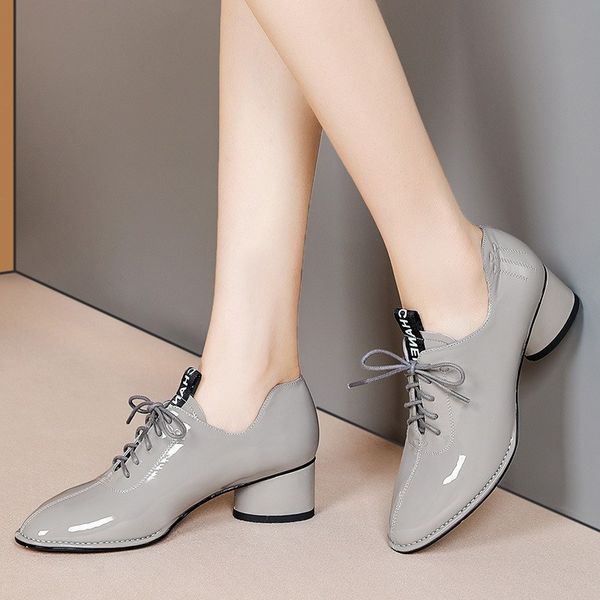 2020 autumn new chunky-heel round deep-mouth thin shoes leather l strap semi-high heeled shoes, Black
2020 autumn new chunky-heel round deep-mouth thin shoes leather l strap semi-high heeled shoes, Black