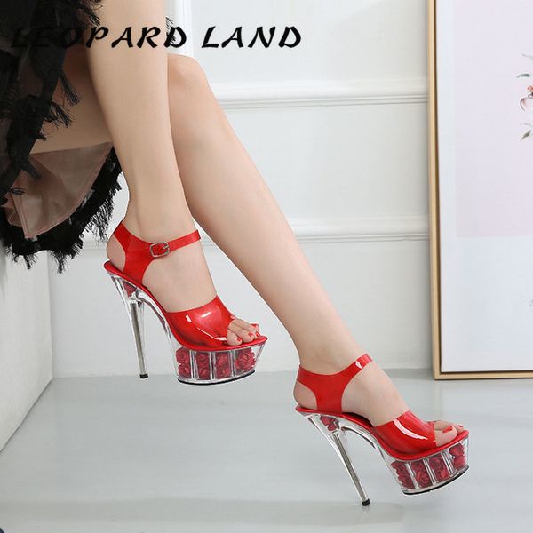 leopard land nightclub superhigh heels flower sandals women's shoes catwalk steel tube shoes crystal bottom waterproof lfd-330-9, Black
leopard land nightclub superhigh heels flower sandals women's shoes catwalk steel tube shoes crystal bottom waterproof lfd-330-9, Black
