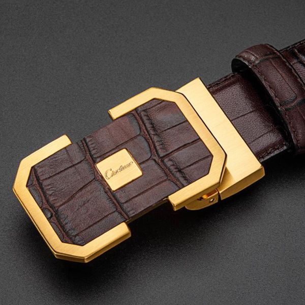 ciartuar leather belts for men genuine leather belt luxury casual strap gold smooth buckle waist belt trouser designer, Black;brown
ciartuar leather belts for men genuine leather belt luxury casual strap gold smooth buckle waist belt trouser designer, Black;brown