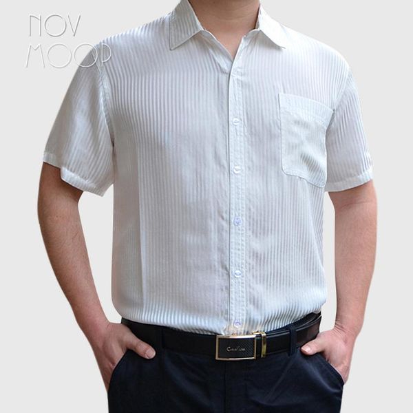 american style 5 colors men summer 100% silk business shirts short sleeve stripe shirt chemise homm camiseta masculina lt1451, White;black
american style 5 colors men summer 100% silk business shirts short sleeve stripe shirt chemise homm camiseta masculina lt1451, White;black