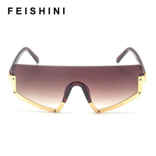 feishini celebrity protable quality sunglasses women oversized semi-rimless metal brand design sunglasses men gradient vintage, White;black
feishini celebrity protable quality sunglasses women oversized semi-rimless metal brand design sunglasses men gradient vintage, White;black