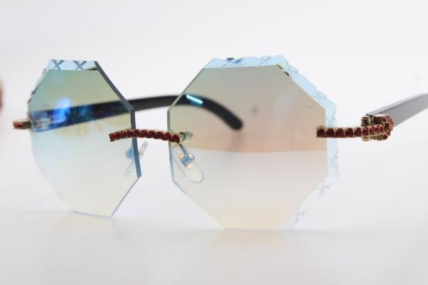 4189706 rimless black buffalo horn sunglasses red diamond glasses new carved blue lens outdoors driving glasses, White;black
4189706 rimless black buffalo horn sunglasses red diamond glasses new carved blue lens outdoors driving glasses, White;black