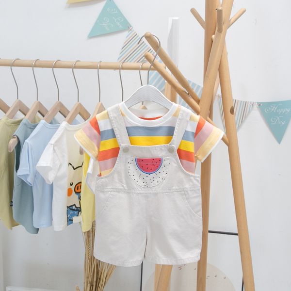 icyym children's 2020 new baby suits for boys and girls and girlssling children's suit half sleeve t-shirt casual suspender pants
icyym children's 2020 new baby suits for boys and girls and girlssling children's suit half sleeve t-shirt casual suspender pants