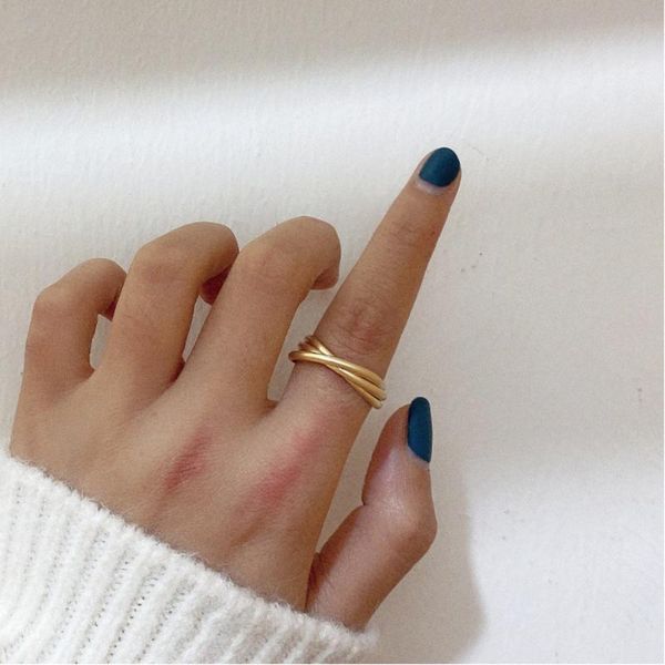 2020 new matte rings metal opening shiny gold cross hollow simple multilayer for women and girls party, Golden;silver
2020 new matte rings metal opening shiny gold cross hollow simple multilayer for women and girls party, Golden;silver