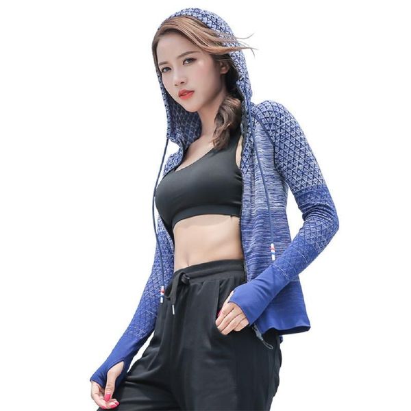 women seamless yoga clothes with hoodie fitness full sleeve gym clothes with finger hole women running sports t-shirt sportswear, White;red
women seamless yoga clothes with hoodie fitness full sleeve gym clothes with finger hole women running sports t-shirt sportswear, White;red
