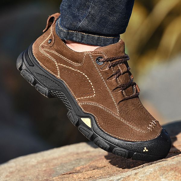 men shoes fashion genuine leather oxfords lace up breathable autumn comfortable casual shoes outdoor men sneakers, Black
men shoes fashion genuine leather oxfords lace up breathable autumn comfortable casual shoes outdoor men sneakers, Black