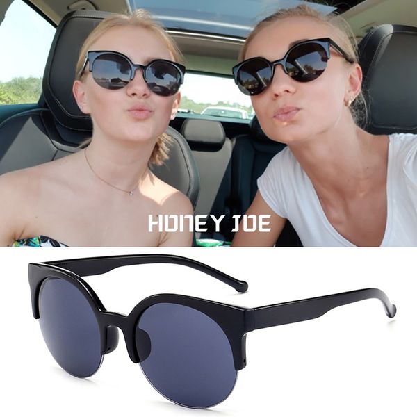 fashion retro cat eye sunglasses brand designer round circle eye glasses women's glasses eyewear shades feminino, White;black
fashion retro cat eye sunglasses brand designer round circle eye glasses women's glasses eyewear shades feminino, White;black