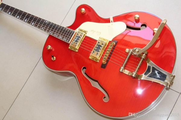 wholesale guitar new arrival gretschs g6120 model electric guitar semi hollow body in orange burst 120725
wholesale guitar new arrival gretschs g6120 model electric guitar semi hollow body in orange burst 120725