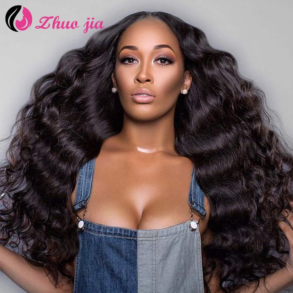 zhuo jia lace frontal wig human hair loose wave 13x6 transparent lace front wigs pre plucked lace wig brazilian remy hair, Black
zhuo jia lace frontal wig human hair loose wave 13x6 transparent lace front wigs pre plucked lace wig brazilian remy hair, Black