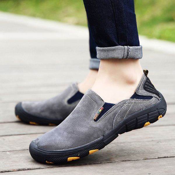 men loafers casual shoes outdoor fashion mens shoes suede leather men's loafers moccasins slip on men's flats big size 48, Black
men loafers casual shoes outdoor fashion mens shoes suede leather men's loafers moccasins slip on men's flats big size 48, Black