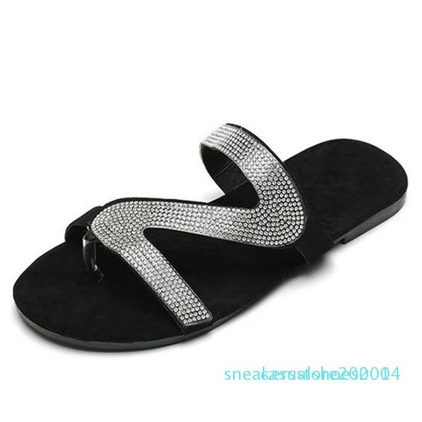 women slippers 2020 fashion crystal bling sandals flower rhinestone summer shoes women beach slippers big size 35-43 c14, Black
women slippers 2020 fashion crystal bling sandals flower rhinestone summer shoes women beach slippers big size 35-43 c14, Black