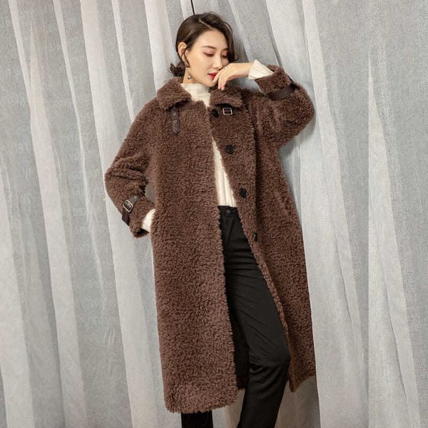 2020 winter women real fur coat natural sheep shearing fur overcoat female oversize thick warm wool blend invierno jacket a173, Black
2020 winter women real fur coat natural sheep shearing fur overcoat female oversize thick warm wool blend invierno jacket a173, Black