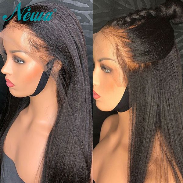 newa hair yaki straight with baby hair brazilian remy hair italian yaki 150%pre plucked, Black
newa hair yaki straight with baby hair brazilian remy hair italian yaki 150%pre plucked, Black