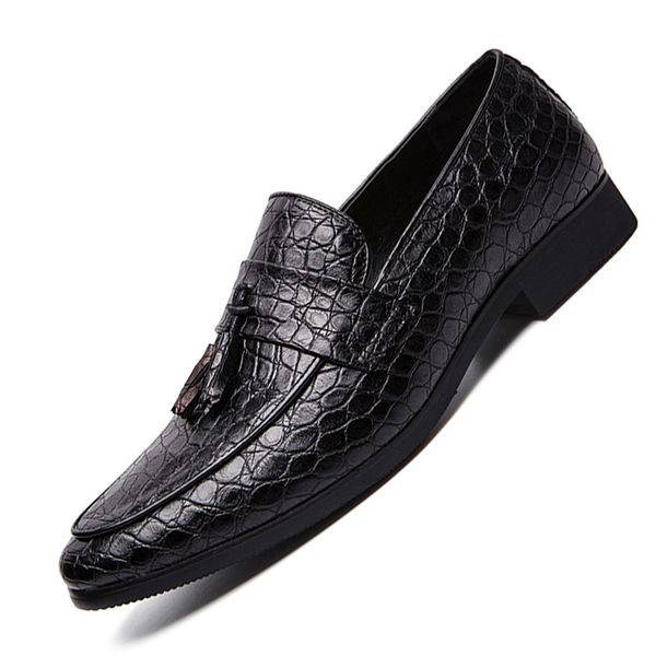 2020 four seasons pointed men formal business brogue shoes luxury men's dress shoes male casual leather wedding party loafers, Black
2020 four seasons pointed men formal business brogue shoes luxury men's dress shoes male casual leather wedding party loafers, Black
