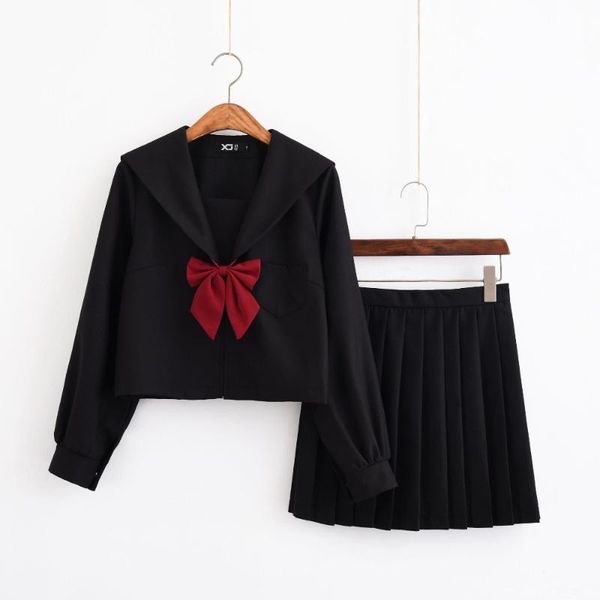 women dress set jk preppy style school cs cosplay costume uniform students girls bow sailor collar short crop mini skirt, White
women dress set jk preppy style school cs cosplay costume uniform students girls bow sailor collar short crop mini skirt, White