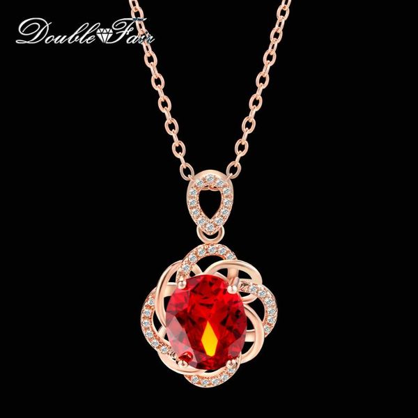 double fair brand flower red oval cubic zirconia necklaces & pendants rose gold wedding crystal chain jewelry for women dfn615, Silver
double fair brand flower red oval cubic zirconia necklaces & pendants rose gold wedding crystal chain jewelry for women dfn615, Silver