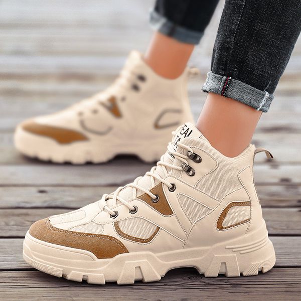 men casual shoes lace up men shoes breathable walking sneakers tenis feminino zapatos boots vintage boots tooling, Black
men casual shoes lace up men shoes breathable walking sneakers tenis feminino zapatos boots vintage boots tooling, Black
