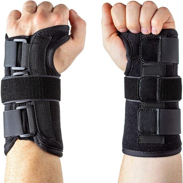 wrist support s carpal tunnel brace night sleeping wraps hand strap arthritis pain relief thumb fit 1/2 pack, Black;red
wrist support s carpal tunnel brace night sleeping wraps hand strap arthritis pain relief thumb fit 1/2 pack, Black;red