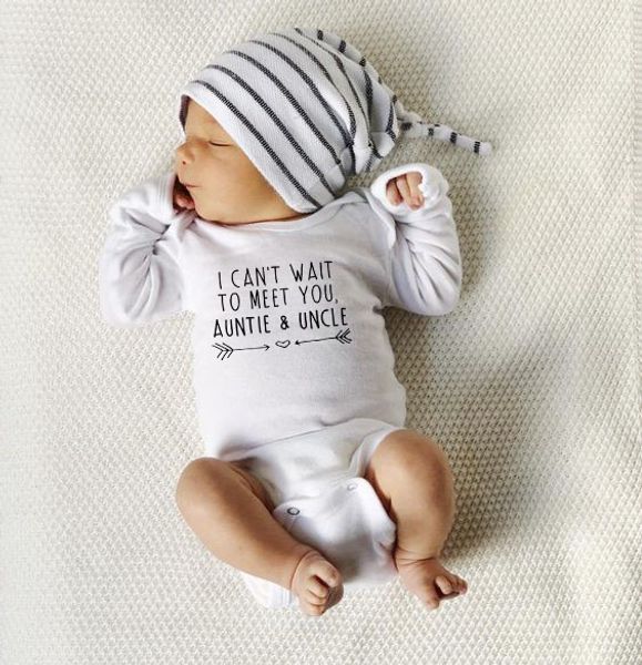 i can't wait to meet you auntie and uncle baby boy girl toddler auntie romper jumpsuit clothes outfit 0-24m casual onesie wear, Blue
i can't wait to meet you auntie and uncle baby boy girl toddler auntie romper jumpsuit clothes outfit 0-24m casual onesie wear, Blue