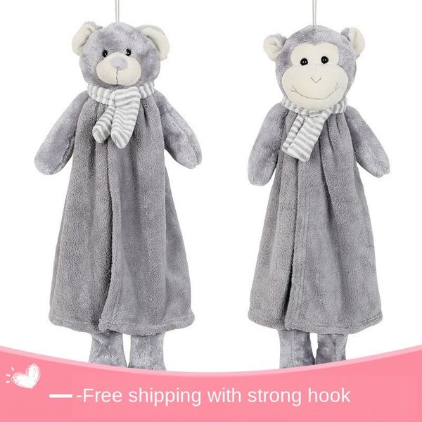 children's hanging kindergarten seal soft plush wipe cute absorbent animal towel towel, Blue;white
children's hanging kindergarten seal soft plush wipe cute absorbent animal towel towel, Blue;white