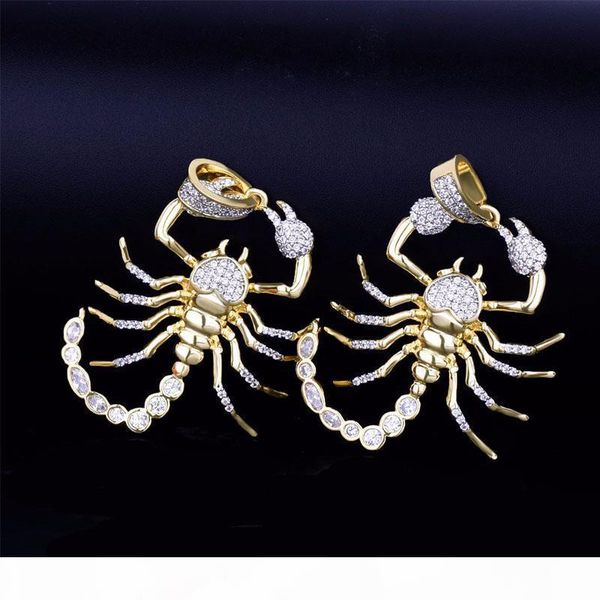 animal scorpion hip hop pendant with tennis chain gold silver color bling cubic zircon men's necklace jewelry for gift
animal scorpion hip hop pendant with tennis chain gold silver color bling cubic zircon men's necklace jewelry for gift