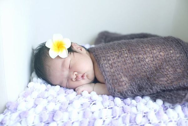 Clearancehandknit Stretch Soft Mohair Newborn P Wraps 60x30cm Newborn Pgraphy Props Baby Shower Gift
