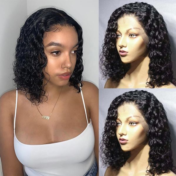 13x6 lace front wigs human hair wigs short bob loose curly wigs for black women natural color pre plucked remy brazilian hair, Black;brown
13x6 lace front wigs human hair wigs short bob loose curly wigs for black women natural color pre plucked remy brazilian hair, Black;brown