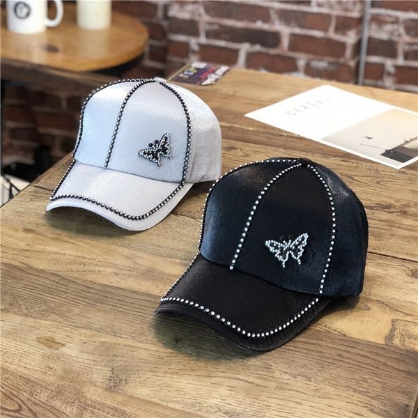 anxui hat women' korean casual all-match butterfly capbutterfly baseball caprhinestone cap summer women' outdoor sunshade satin, Blue;gray
anxui hat women' korean casual all-match butterfly capbutterfly baseball caprhinestone cap summer women' outdoor sunshade satin, Blue;gray