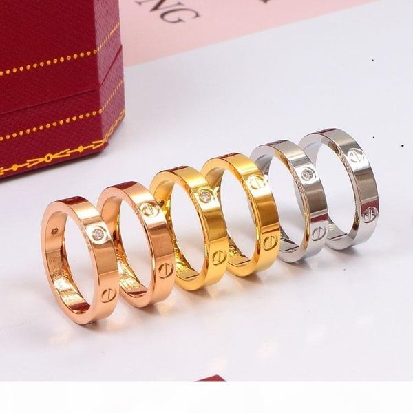 y rose gold stainless steel love ring with original logo woman jewelry rings men wedding promise rings for female women gift engagement, Silver
y rose gold stainless steel love ring with original logo woman jewelry rings men wedding promise rings for female women gift engagement, Silver