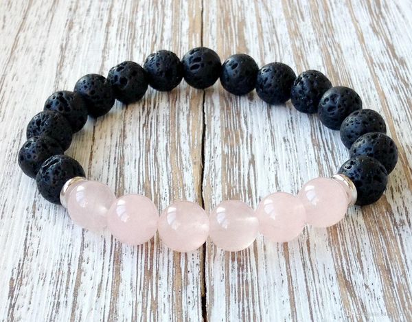 sn1061 rose quartz lava yoga bracelet healing crystals wrist mala beads chakra jewelry natural stone womens yoga bracelet, Black
sn1061 rose quartz lava yoga bracelet healing crystals wrist mala beads chakra jewelry natural stone womens yoga bracelet, Black