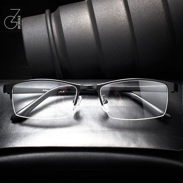 2019 new business half- alloy frame men's fashion metal myopia myopia glasses frame electroplated optical glasses, Silver
2019 new business half- alloy frame men's fashion metal myopia myopia glasses frame electroplated optical glasses, Silver