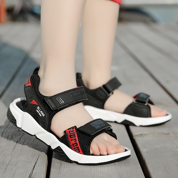 r2eb7 2020 new boys' beach sports sand sandals shoes als boys' anti-skid wear-resistant medium and large children's all-match, Black;red
r2eb7 2020 new boys' beach sports sand sandals shoes als boys' anti-skid wear-resistant medium and large children's all-match, Black;red
