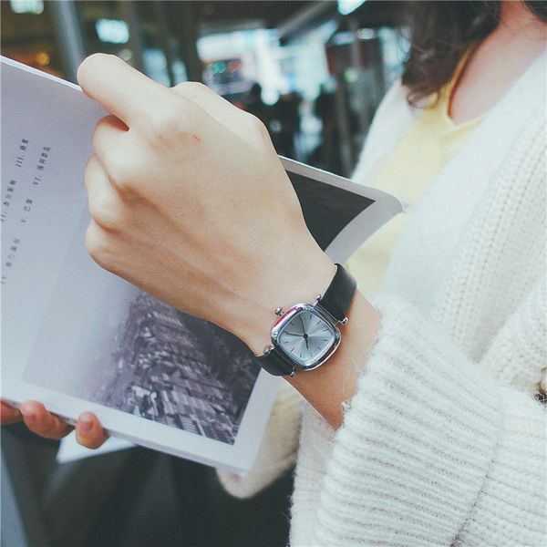 vintage leather square dial watches women fashion dress watch minimalist stylish small fresh quartz female clock bgg brand hours, Slivery;brown
vintage leather square dial watches women fashion dress watch minimalist stylish small fresh quartz female clock bgg brand hours, Slivery;brown